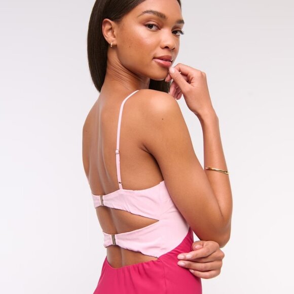 Abercrombie & Fitch The A&F Julia Slip Cutout Maxi Dress - Picture 4 of 5